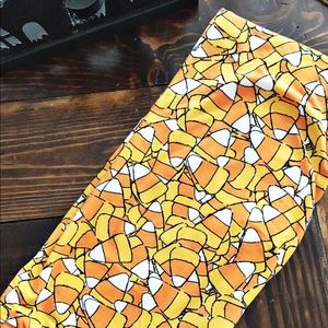 Brand new LuLaRoe candy corn leggings OS