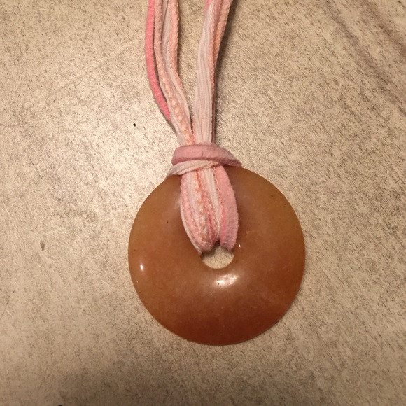 Stone necklace. Handmade. Adjustable.