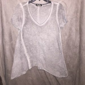 Shirt sleeved fashion top
