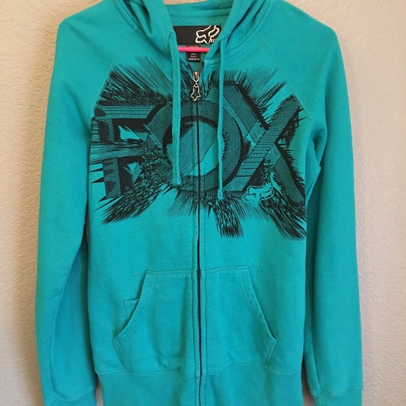Fox zip up hoodie
