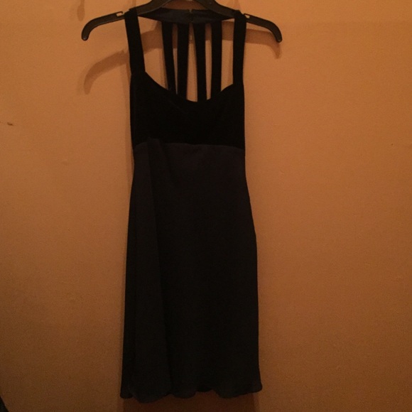 Dark blue party dress