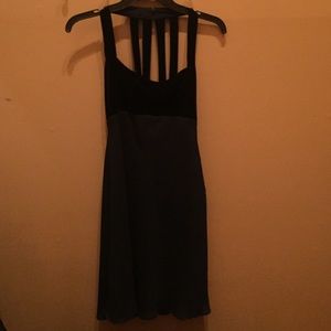 Dark blue party dress