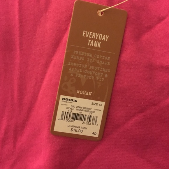 Woman's tank bright pink brand new - Picture 2 of 3