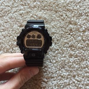 G shock watch unisex black digital