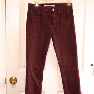 Joes Jeans - deep Maroon color