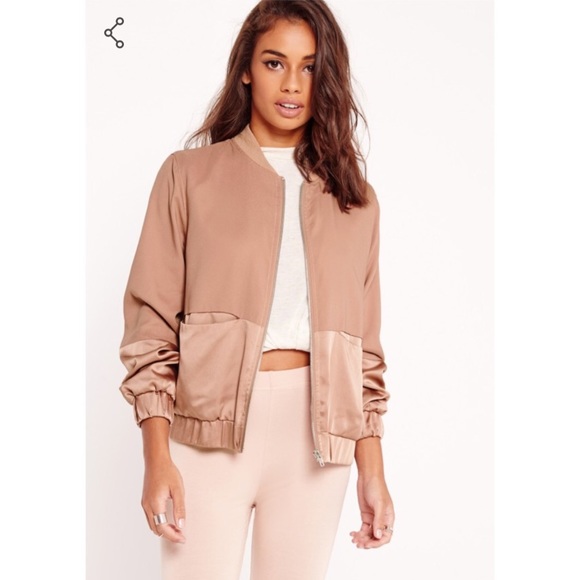 Satin Two Tone Bomber NWT - Picture 1 of 3