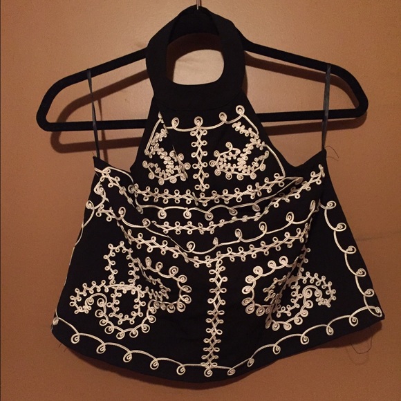 LF Millau halter crop top *never been worn*