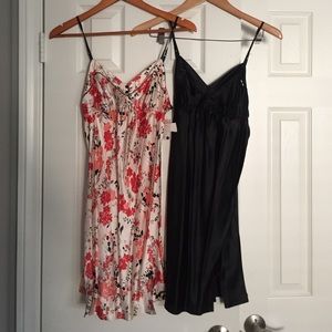 Two silk nighties. Size Small. New with tags! 😍