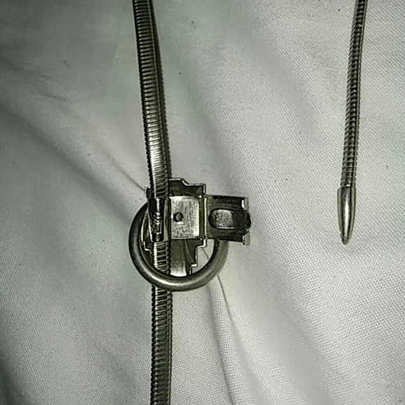 Antique Zipline adjustable bolo necktie Necklace - Picture 4 of 4