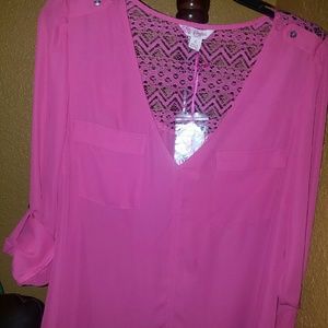Really nice candies blouse hot pink...