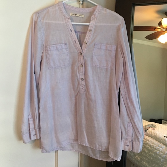 Lavender linen tunic