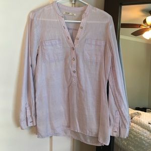 Lavender linen tunic
