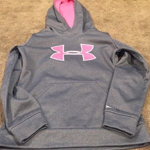 Girls Under Armour hoodie sweatshirt