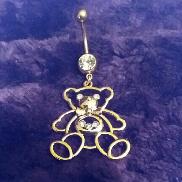 Papa bear belly ring