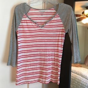 3/4 sleeve, casual tee