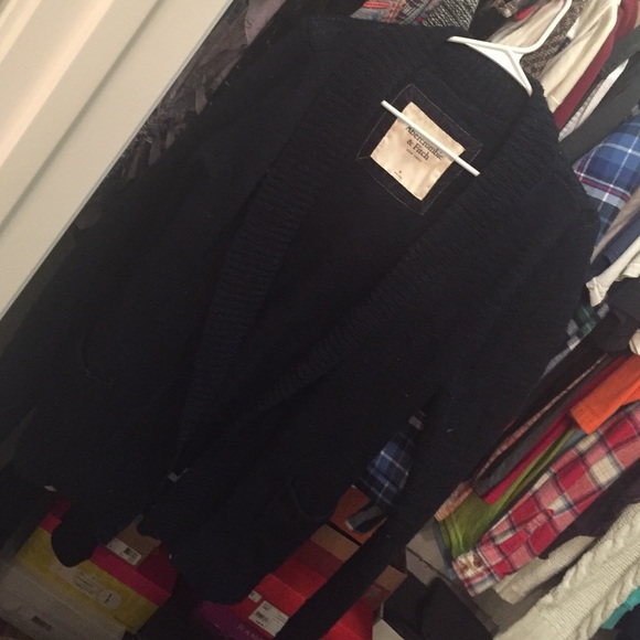 Navy cardigan