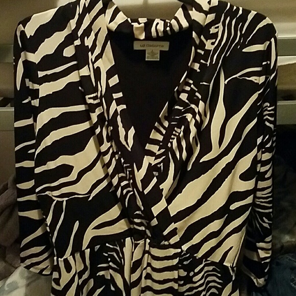 Liz Claiborne Zebra Print Dress