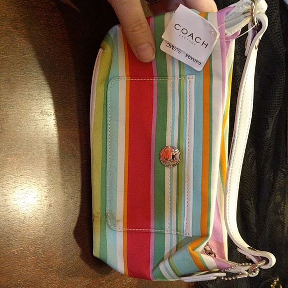 Coach multi color purse - Picture 1 of 1