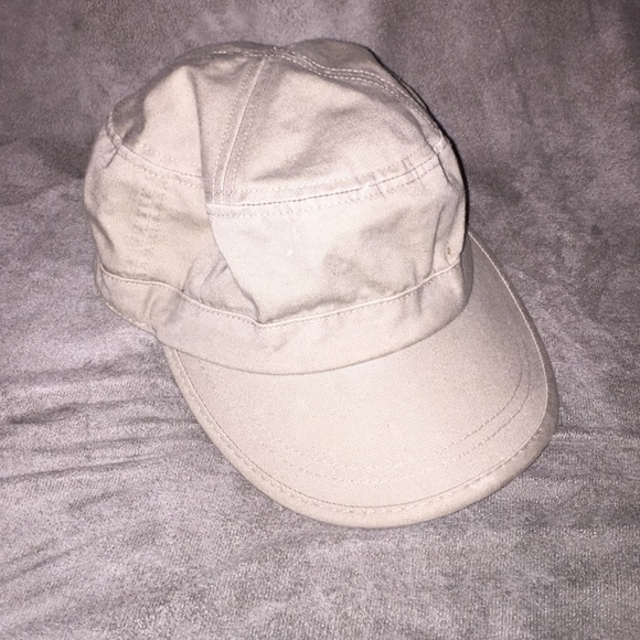 Tan, army style fashion hat
