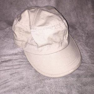 Tan, army style fashion hat