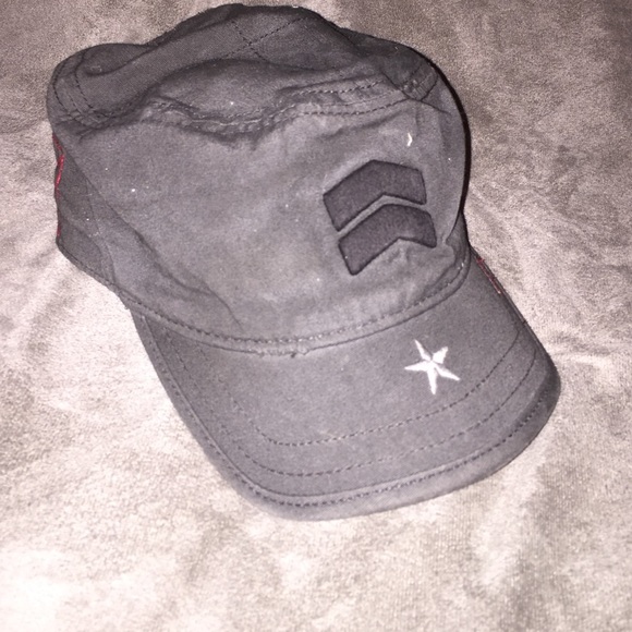 Grey, army style hat