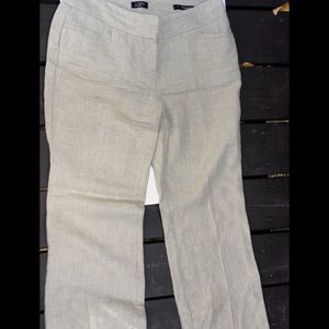 Anne Taylor Loft SIZE 4p Trouser leg linen pants