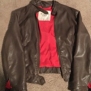 Abercrombie & finch medium leather jacket