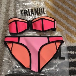 Triangl zipper bikini - brand new!