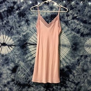 VINTAGE VS PINK SILK SLIP DRESS