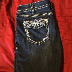 SILVER SKINNY JEANS