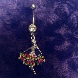 Ballerina belly ring
