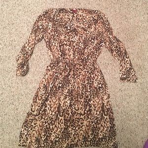 Merona leopard print dress