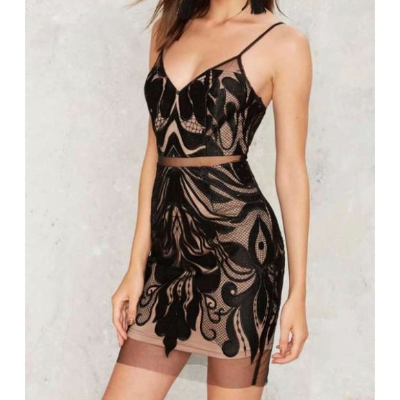 Nastygal Tulle Lace Dress