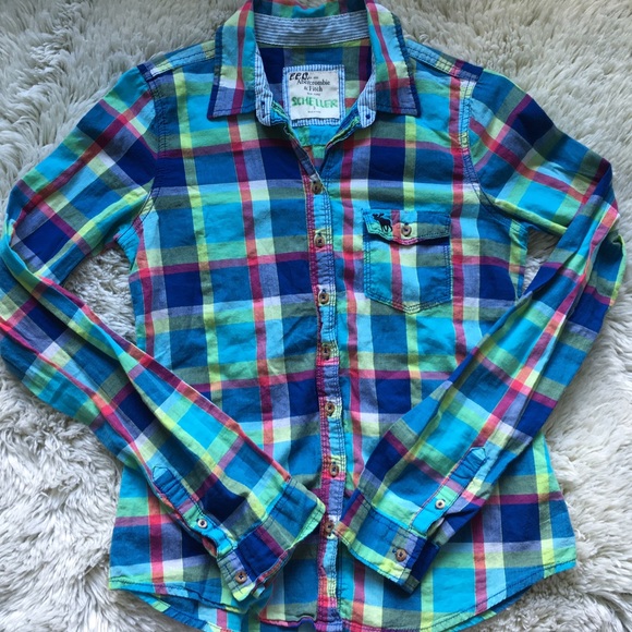 A&F plaid button down - Picture 4 of 4
