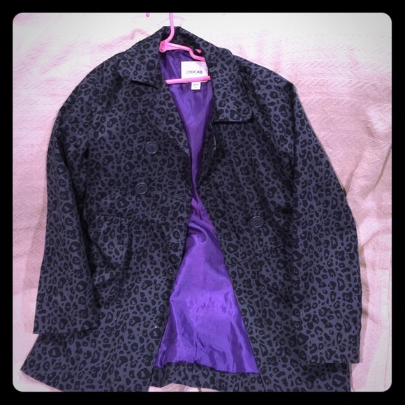 Girls Jacket Leopard Print