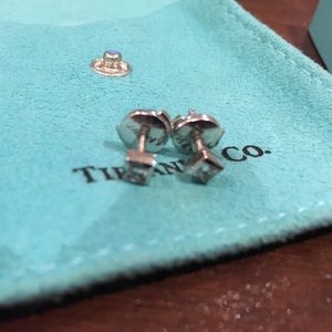 Tiffany diamond studs