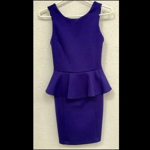 TopShop Neoprene Peplum Sheath Dress