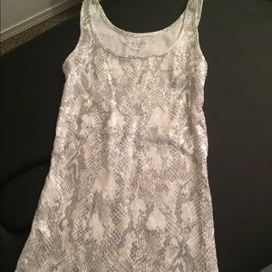 Sequin tank top