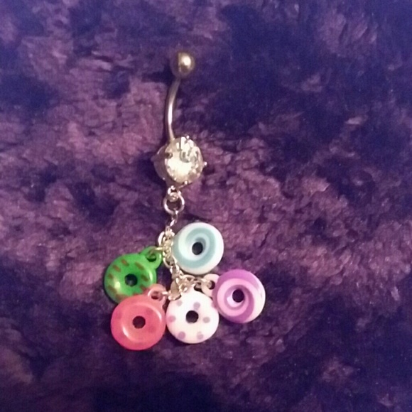 Donuts belly ring