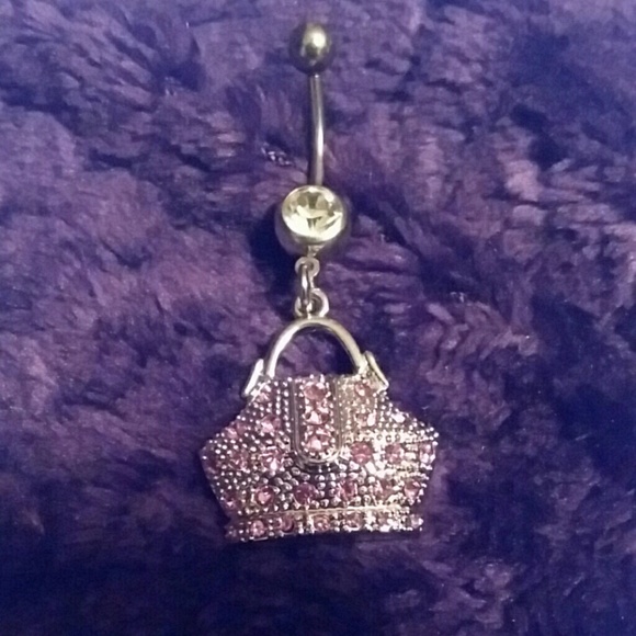 Hand bag belly ring