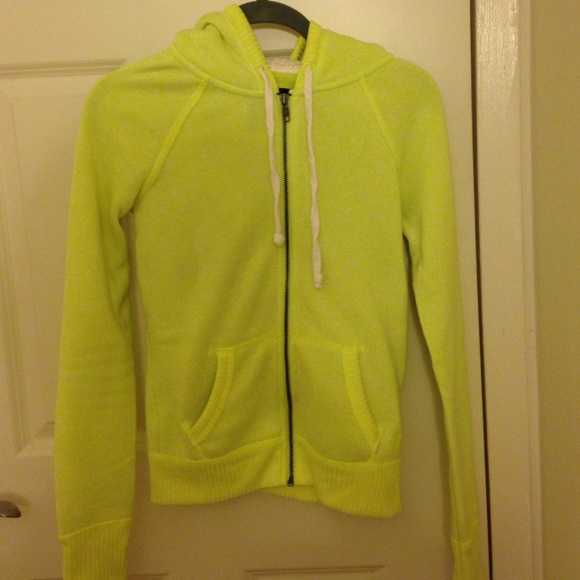 American Eagle Outfitters Neon Hoodie Sweatshirt