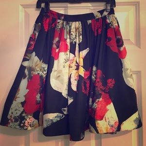 Alice & Olivia floral skirt