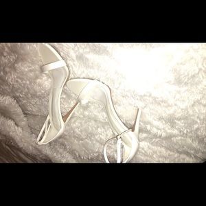 Zara white heels