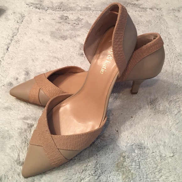 Kelly & Katie Tan Kitten Heels