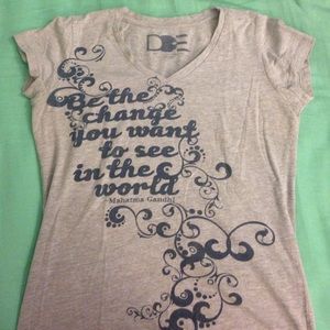 Inspirational quote tee shirt