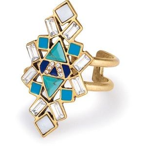 Stella & Dot Stone Tile Ring
