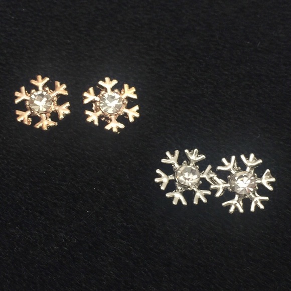 🏷B4G1 • LAST • Snow Flake Earrings