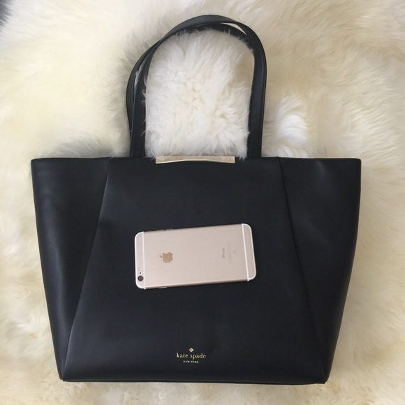 kate spade Handbags - Brand new Kate Spade big large black leather tote
