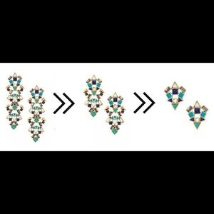 Stella & Dot Stone Tile Chandeliers