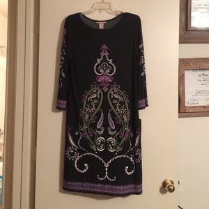Black Paisley dress